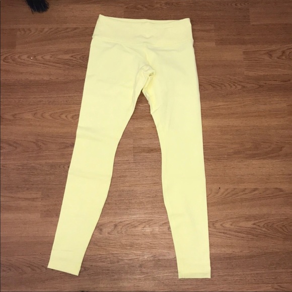 lululemon yellow leggings